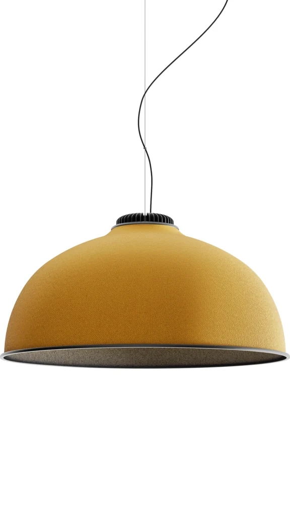 Farel, a suspension lamp that is made by a recyclable material