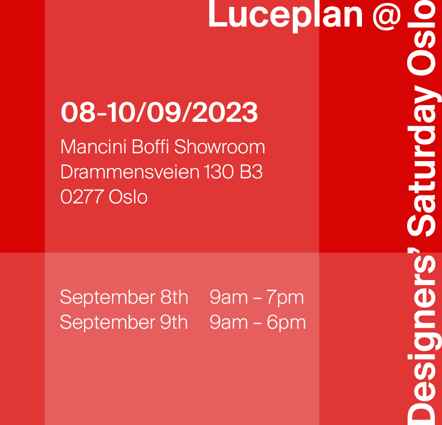 Luceplan takes part at the event in Oslo